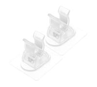 BIUDECO 2 pièces Support Mural pour Balais et Vadrouilles Adhésif Lot de Crochets Robustes pour Rangement Mural sans Perçage Organiseur Pratique pour Salle de Bain et Cuisine