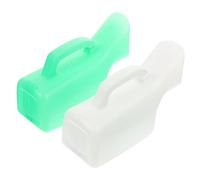 BIUDECO 2 pièces Urinoirs Féminins Portables Flacons Urine Portables Plastique Réutilisables Bouteille Pipi Capacité pour Voyage Hôpital Protection Femme