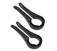 BIUDECO 2 pièces Verrou de Sécurité Gazinière Protection Bouton Four Accident pour Garçon Fille Couvre Boutons Sans Outils Sécurité Garçon Fille Cuisine