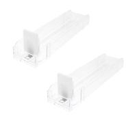 BIUDECO 2 Présentoirs Automatiques à Cigarettes 28 Cm, Double Compartiment 10 Paquets, Boîtiers Transparents à Poussoir, Vitrine de Rangement pour Magasins et Bureaux