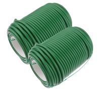 BIUDECO 2 Rouleaux Attaches de Jardin Polyvalentes TPR Fer Résistantes pour Plantes Grimpantes et Vignes Liens Souples pour Support et Fixation des Tomates et Autres Plantes