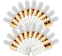 BIUDECO 20 pièces Lot de Flacons Compte-gouttes Verre Transparent avec Pipette pour Huiles Essentielles Rechargeables et Pratiques pour Voyage et Massage