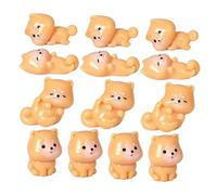 BIUDECO 20 Pièces Mini Resin Dog Charms Small Puppy Figurines for DIY Crafting Tabletop Decor Garden and Indoor Ornament Set
