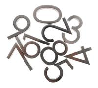 BIUDECO 20 Pièces Numéro de Porte 3d en Résine, Autocollant Réfléchissant, 6cm, pour Boîte aux Lettres et Fenêtre, Maison ou Hôtel