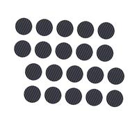 BIUDECO 20 Pièces Poignée De Guitare Arrêt Poignée De Médiator Pour Instrument De Musique Poignées De Guitare Rondes Médiators Antidérapants Poignée Pour Médiator Noir Caoutchouc
