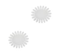 BIUDECO 20 Pièces roue d'affichage de vernis à ongles faux ongles fake nails gel nail vernis à ongles en planche de couleurs roue de vernis à ongles roue de pratique d'art d'ongle blanche