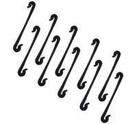 BIUDECO 200 Pièces Attaches pour Plantes en PP Noir, Pratique et Sûr, Ceintures de Fixation pour Jardinage, Support pour Plantes Vertes et Vignes