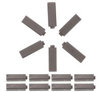 BIUDECO 20pcs Balais Moteur en Carbone pour Sèche-cheveux Matériau Carbone Argenté Compatible Moteur de Soufflerie Restauration Frein Ajustement Précis
