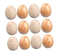 BIUDECO 20pièces Œufs De Pâques Artificiels Décoratifs Décorations Printanières Accessoires Réalistes pour Jardins Miniatures Et Fêtes De Pâques