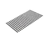 BIUDECO 234pièces Autocollants Strips De Rhinestones Adhésifs Acrylique Décorations Diy Pour Artisanat Vêtements Et Accessoires Noir