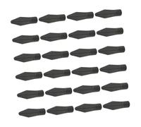 BIUDECO 24 pièces Pointes Flèche Caoutchouc Arrondi pour Garçon Fille Sécurité Jeu Extérieur Remplacement Facile pour Flèches Bois Pratique Tir à Arc Ludique
