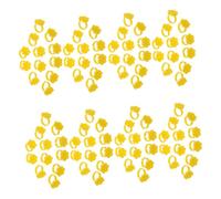 BIUDECO 250 Pièces Support de Colle à Cils avec Compartiments Anneaux Porte-colle à Cils pour Extensions Design Nid Abeille Optimisé pour Séchage Rapide et Usage