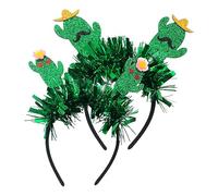 BIUDECO 2pièces Bandeaux Cactus Pour Fête Accessoires De Photographie Attrayant Et Confortable Pour Événements Familiaux Et Cosplay