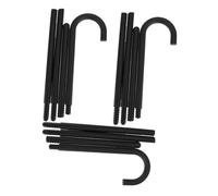 BIUDECO 3 Pièces Canne de Scène Noire Accessoire de Déguisement Polyvalent pour Cosplay et Théâtrales Bâtons Détachables pour