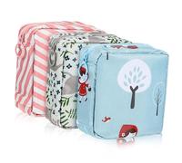 BIUDECO 3 Pièces de Rangement Petite Trousse Hygiénique Compacte pour Serviettes Organisateur de Voyage et Polyvalent pour à Main