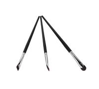 BIUDECO 3 Pièces Eye Brush Set With Soft Bristles For Precise Makeup Detailing And Blending Portable Design For Travel And Daily Use