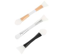 BIUDECO 3 pièces Pinceaux Applicateurs de Masque Visage Silicone Doux Double-embout pour Mélange DIY Brosse Stirring Multifonction Portable pour Soins Du Visage et Corps