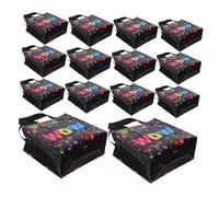 BIUDECO 30 Pièces Cadeau Non Tissé Étanche Avec Poignées Réutilisable Pour Bonbons Léger Pour Fête Anniversaire Mariage Merci