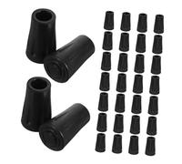 BIUDECO 30 pièces Embouts Caoutchouc pour Bâtons de Marche Embouts Antidérapants Durables Amortisseurs de Chocs pour Cannes de Randonnée Installation Facile Adaptation Rapide Terrains