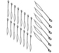 BIUDECO 30 pièces Set de Aiguilles à Crochet pour Dreadlocks Outil de Coiffure Portable Crochet Tunisien Léger et Réutilisable pour Chignons et Tresses Accessoires Pratiques pour Cheveux