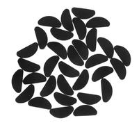 BIUDECO 30 pièces Tampons de nez en silicone antidérapants pour lunettes en silicone souple forme en D compacte accessoires pour lunettes petit modèle 15 * 7 * 1mm pack de 15 paires/30