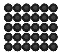 BIUDECO 30pcs Coussinets d'oreille en Mousse pour Casque, Oreillette pour Casque Noir, Confortable et Anti-Bruit, pour Écoute Prolongée