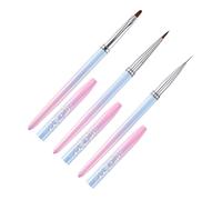 BIUDECO 3pièces Ongles Stylos Nail Art Pour Dessiner Des Lignes Motifs Outil De Manucure Diy