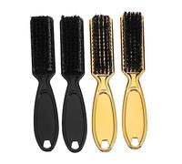 BIUDECO 4 Pièces Brosse de Nettoyage pour Cheveux Brosse Barbière Antistatique à Poils Denses Balayette Cou pour Salon Confortable