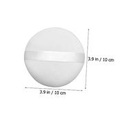 BIUDECO 4 pièces Lot de Grandes Houppettes Maquillage Rondes Légères et Pratiques pour et Corps Outils de Beauté pour Fille