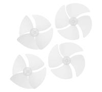 BIUDECO 4 Pièces Pales de Ventilateur Plastique pour Micro-ondes Hélices de Refroidissement Moteur de Rechange Silencieuses Durables Accessoires pour Ventilateurs Électriques