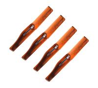 BIUDECO 4 pièces Peignes Pliants Portables pour Hommes Lot de Peignes Coiffants Plastique Outils de Coiffure pour Salon pour Cheveux et Barbe Adaptés Cheveux Secs et Mouillés