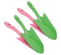 BIUDECO 4 pièces Petite Pelle de Jardin Fer Outil Multifonction pour Plantation et Désherbage Truelle Légère et Robuste pour Jardinage Extérieur et Activités de Camping