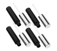 BIUDECO 4 pièces Set de Flacons Eyeliner Rechargeables avec Pipettes et Entonnoirs pour Maquillage Léger Compact Fuite pour Voyage et Soin des Cils