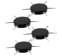 BIUDECO 4 Pièces Set de Pointes Rondes pour Nail Art Outils de Manucure pour Dessiner Motifs et Fleurs Adapté Débutants et Artistes