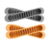 BIUDECO 4 Pièces Tpr Coussinets D'appui pour Canne de Marche à Structure Double Coussin Souple Utilisation Postopératoire Terrain Accidenté