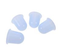 BIUDECO 4 pièces Ventouses Silicone pour Massage Corporel Ventouses Portables Souples pour Relaxation et Thérapie par Succion Adaptées Aux Débutants et Usage Familial Faciles à Utiliser