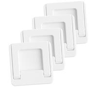 BIUDECO 4 pièces Verrous de Fenêtre Coulissants pour Garçon Fille Lot de Installation Adhésive Sécurité pour Portes et Prévention des Accidents Blanc