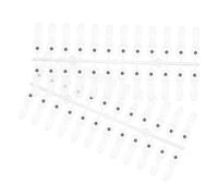 BIUDECO 48 Pièces Magnetic Nail Gel Polish Color Card Sample Display Tips With Easy Removal For Beginner DIY Manicure And Nail Art Practice