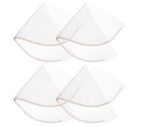 BIUDECO 4pcs Base Filet de Dentelle pour Fermeture de Postiche, Respirant et Solide, pour Fabrication et Réparation de Perruques DIY
