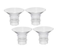 BIUDECO 4pièces Inserts De Bride Silicone Flexible Pour Tire-lait Portable Accessoires De Rechange Compatibles Plupart Des Marques Allaitement Pratiques Et Sûrs Pour Usage Prolongé