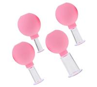 BIUDECO 4pièces Kit De Ventouses Caoutchouc Pour Massage Par Aspiration Ventouses Sous Vide Pour Thérapie Et Faciale Outil De Massage Pour Adultes