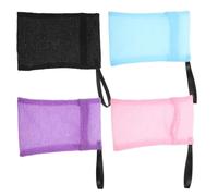 BIUDECO 4pièces Sac à Savon pour Douche Pochette à Savon Étui à Savon Pochette à Savon pour Douche Barre Barre