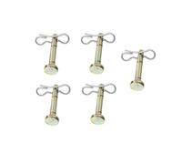 BIUDECO 5 Ensembles Lot Goupilles de Cisaillement et Goupilles Fendues Métal Résistant Compatibles pour Souffleuse à Neige Protection