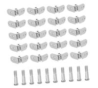 BIUDECO 5 Ensembles Metal Eyeglass Hinges Replacement Kit Sunglasses Repair Parts Frame Joint For DIY Home Travel