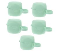 BIUDECO 5 Pièces Boîte de Rangement pour Sucettes de Étui de Protection pour Tétines à Couches Rangement Pratique et Portable Couleur Verte Matériau PP