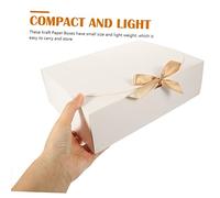 BIUDECO 5 Pièces Boîtes à Bonbons Papier Kraft Contenant Bonbons Au Chocolat Boîte à Friandises Pour Demoiselle Honneur à Goodies à