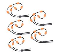 BIUDECO 5 Pièces Bracelets Flottants pour Lunettes de Natation Ajustables Cordon Perte pour Lunettes de Soleil Piscine Accessoire pour Sports Nautiques et Plage