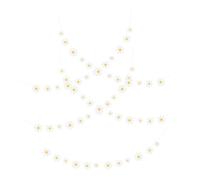 BIUDECO 5 Pièces Décorative Bannière Guirlande Marguerite pour Anniversaire Shower et Fête Intérieure Extérieure Décoration Murale Joyeuse et Facile à Suspendre