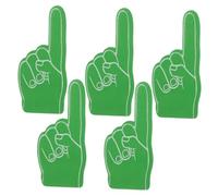 BIUDECO 5 pièces Doigts Mousse EVA Verts Accessoires de Fête Sportifs pour Animation Jouets de Cheerleading pour Filles Couvre-Doigts Foam pour Événements et Jeux