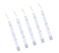 BIUDECO 5 Pièces Ruban Réfléchissant Effrayant Effaroucheur pour Corbeaux et Corneilles, Pet, Style Assorti, pour Quai et Étang, Ruban Anti-Oiseaux Plusieurs Styles